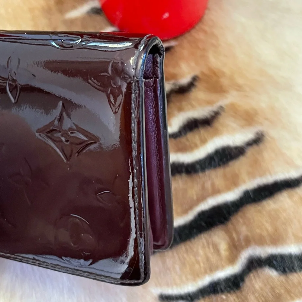 Beautiful Louis Vuitton Vernis Bifold French Kisslock Wallet -EUC - Picture 8 of 13